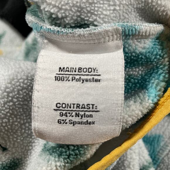 REI Coop Outdoor Afro Hoodie Small Pullover 1/4 Zip Hiking Packable Travel Flaw - Picture 4 of 11